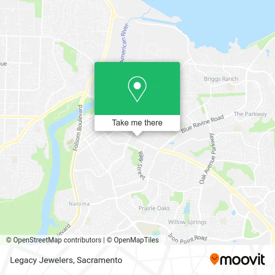 Mapa de Legacy Jewelers