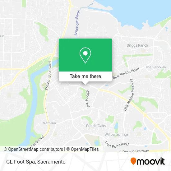GL Foot Spa map