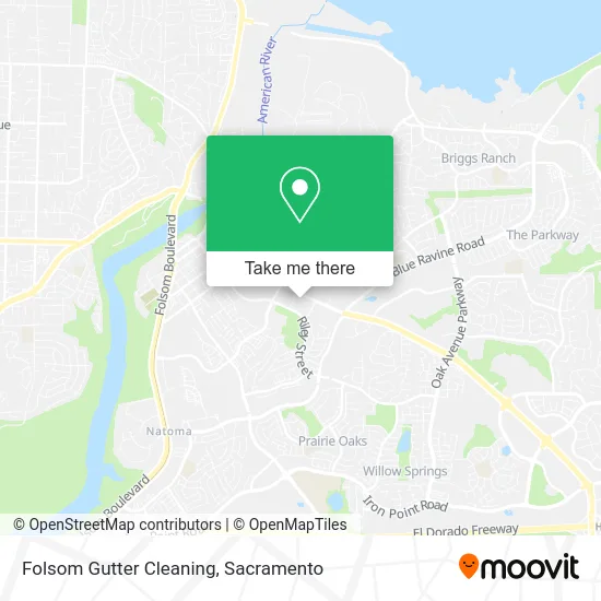 Folsom Gutter Cleaning map