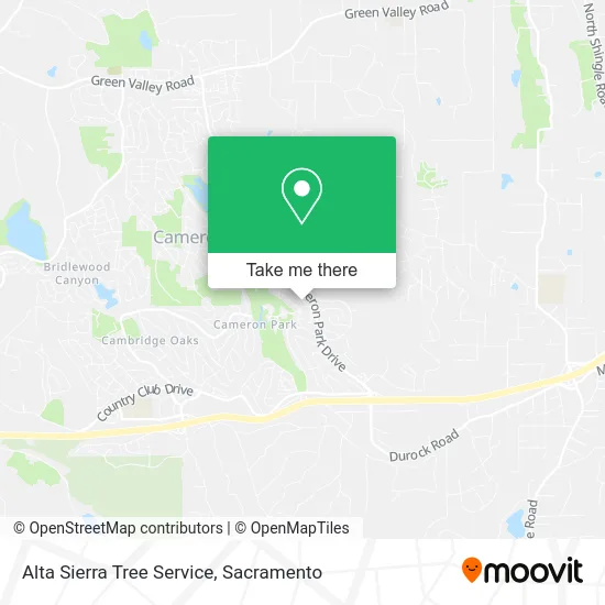 Alta Sierra Tree Service map