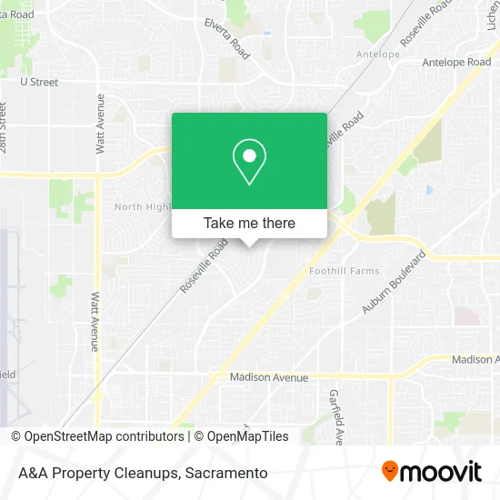 Mapa de A&A Property Cleanups