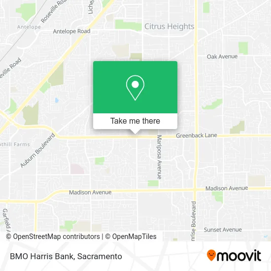 BMO Harris Bank map