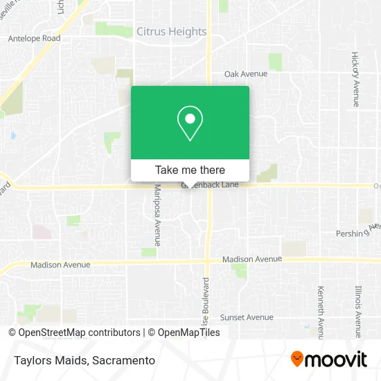 Mapa de Taylors Maids