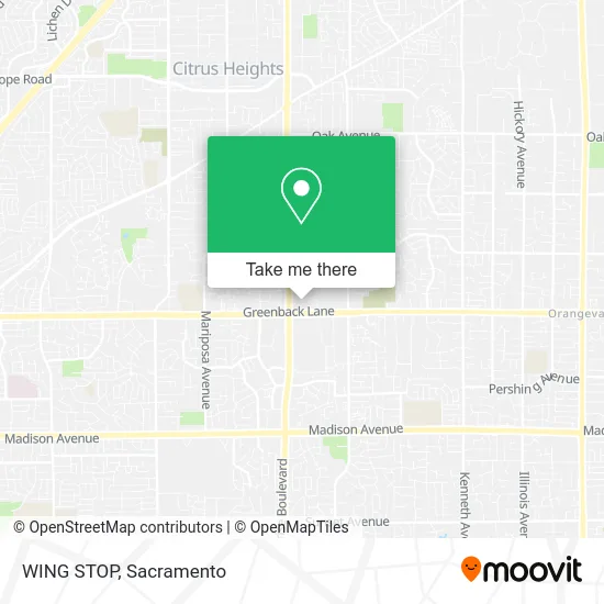 Mapa de WING STOP