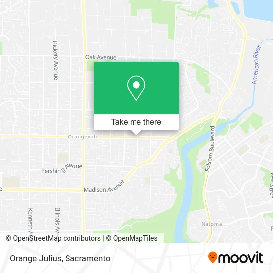 Orange Julius map