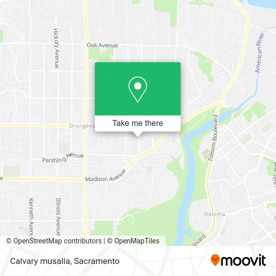 Mapa de Calvary musalla