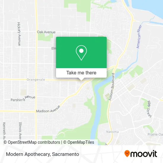 Modern Apothecary map