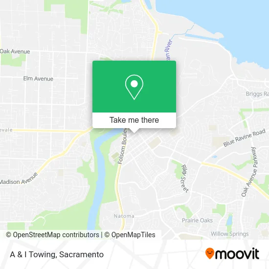 Mapa de A & I Towing