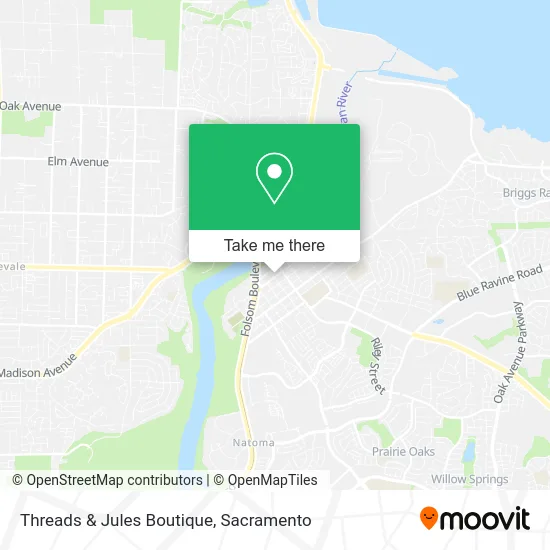 Mapa de Threads & Jules Boutique