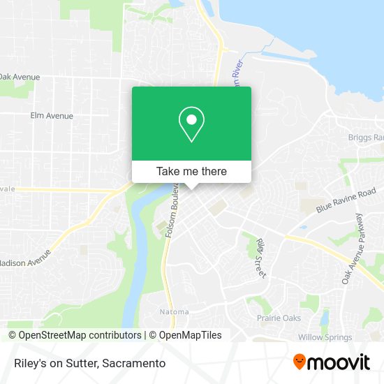 Riley's on Sutter map