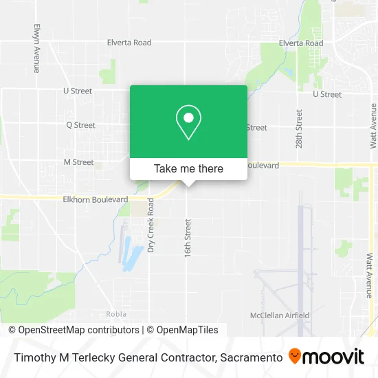 Mapa de Timothy M Terlecky General Contractor