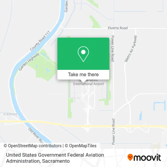 Mapa de United States Government Federal Aviation Administration