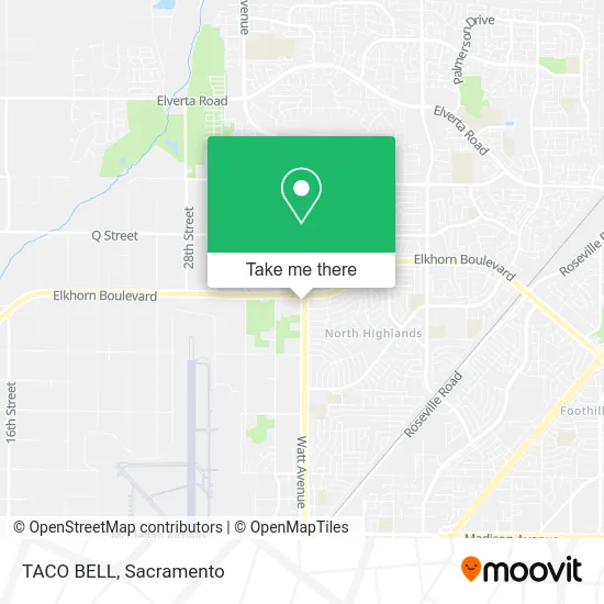Mapa de TACO BELL