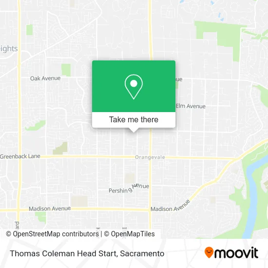 Mapa de Thomas Coleman Head Start