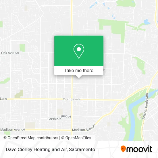 Mapa de Dave Cierley Heating and Air
