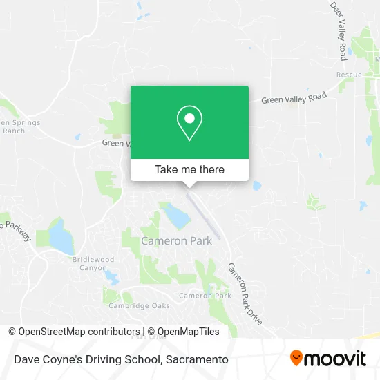 Mapa de Dave Coyne's Driving School