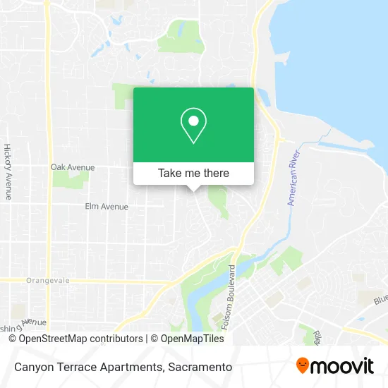 Canyon Terrace Apartments map