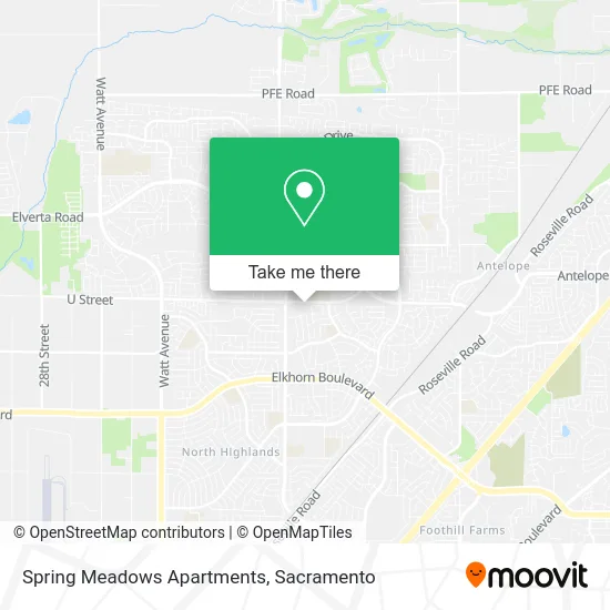 Mapa de Spring Meadows Apartments