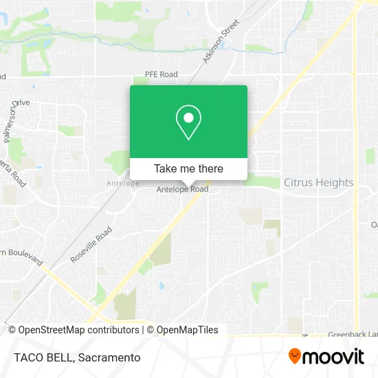 Mapa de TACO BELL