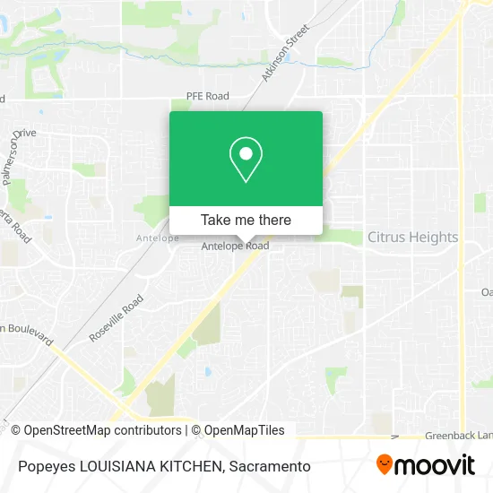 Mapa de Popeyes LOUISIANA KITCHEN