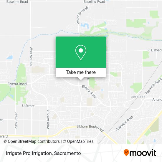 Irrigate Pro Irrigation map
