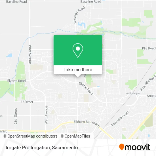 Irrigate Pro Irrigation map
