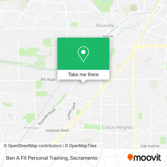 Mapa de Ben A Fit Personal Training