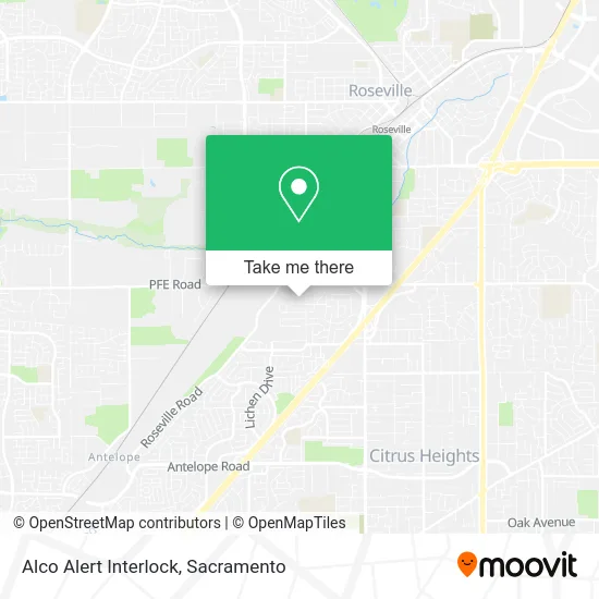 Mapa de Alco Alert Interlock