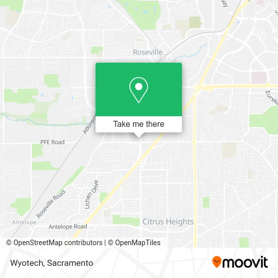 Mapa de Wyotech