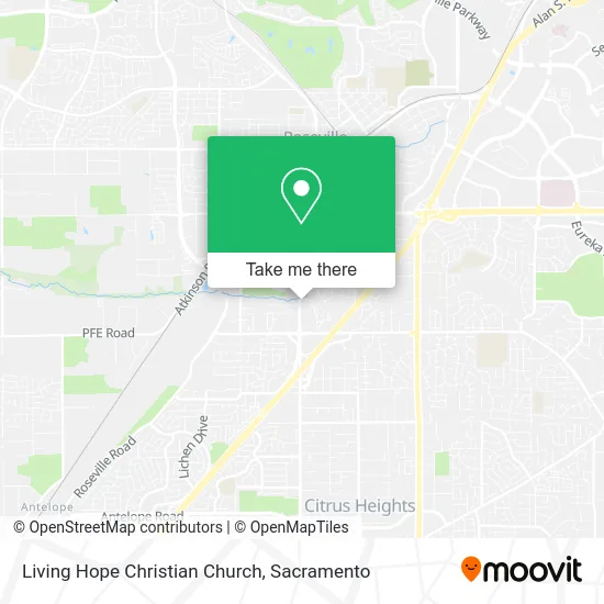 Living Hope Christian Church map