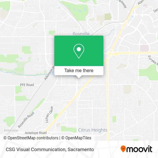 CSG Visual Communication map