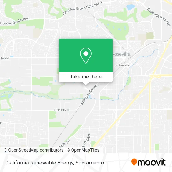 Mapa de California Renewable Energy