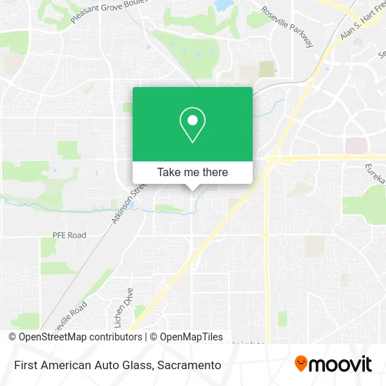 Mapa de First American Auto Glass