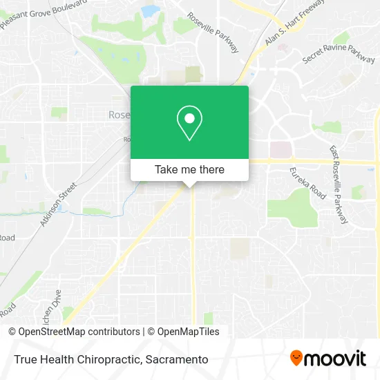True Health Chiropractic map