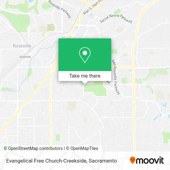 Mapa de Evangelical Free Church-Creekside