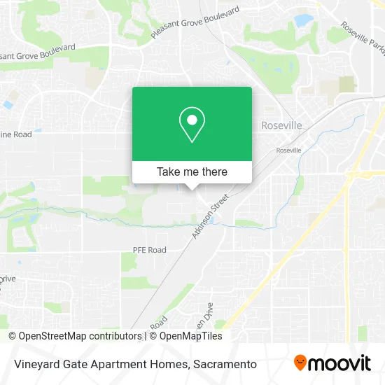 Mapa de Vineyard Gate Apartment Homes
