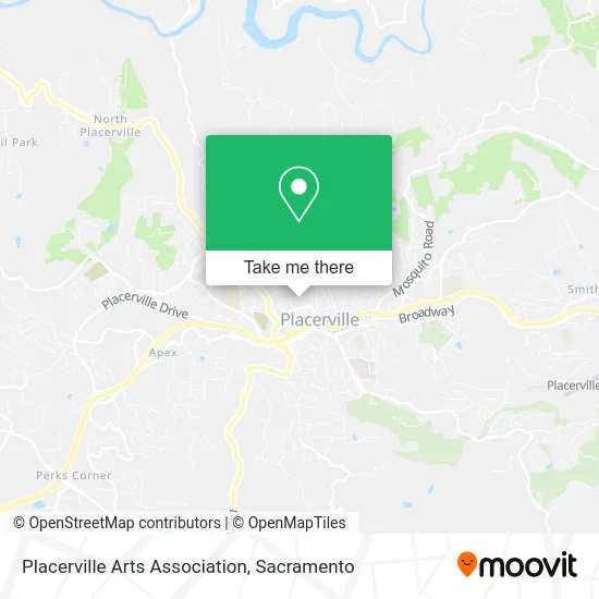 Mapa de Placerville Arts Association