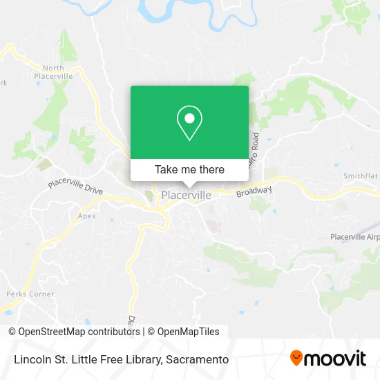 Lincoln St. Little Free Library map