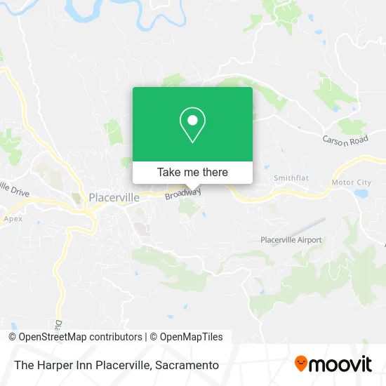 Mapa de The Harper Inn Placerville