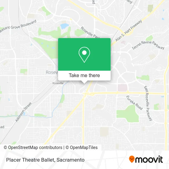 Mapa de Placer Theatre Ballet