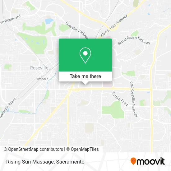 Mapa de Rising Sun Massage