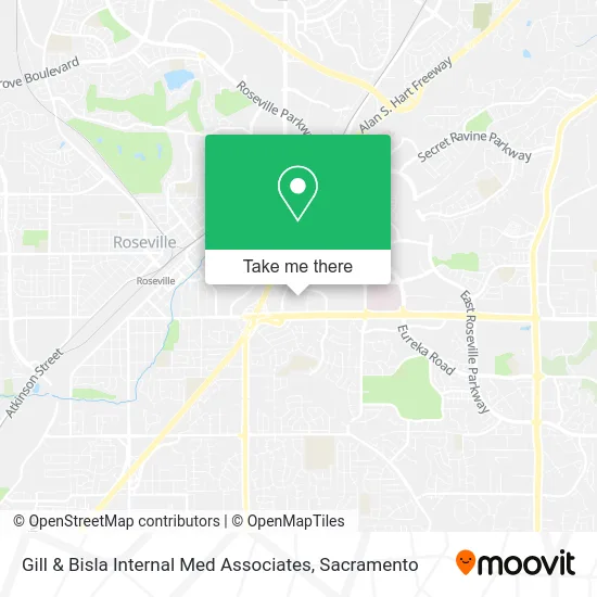 Mapa de Gill & Bisla Internal Med Associates