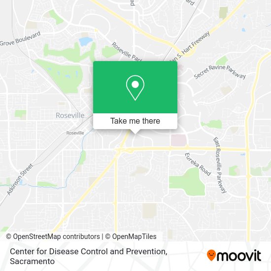 Center for Disease Control and Prevention map