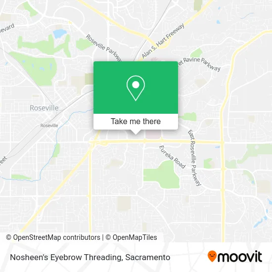 Nosheen's Eyebrow Threading map