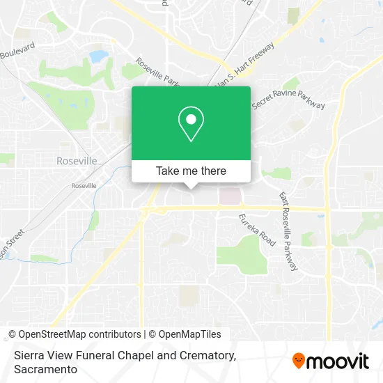 Mapa de Sierra View Funeral Chapel and Crematory