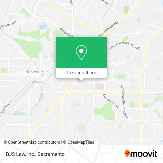 Mapa de BJS Law, Inc.