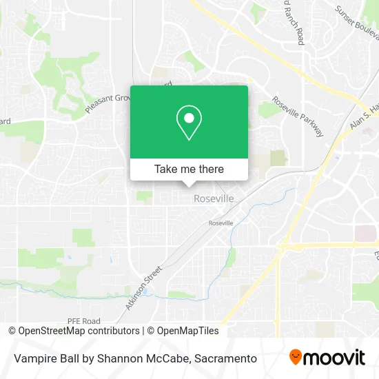 Mapa de Vampire Ball by Shannon McCabe