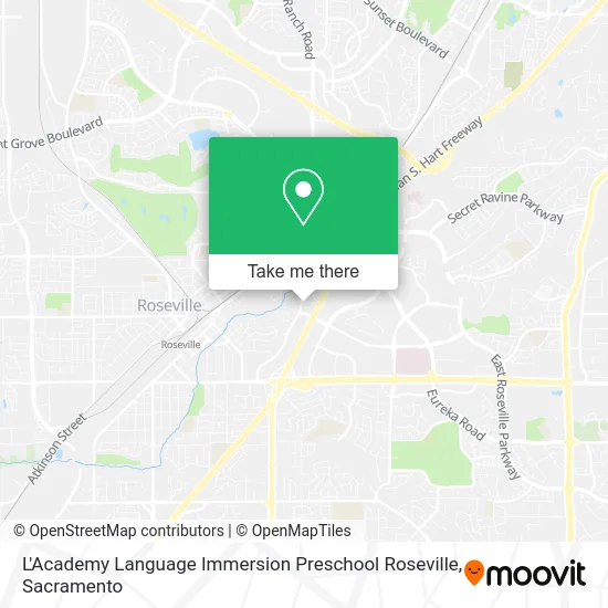 L'Academy Language Immersion Preschool Roseville map