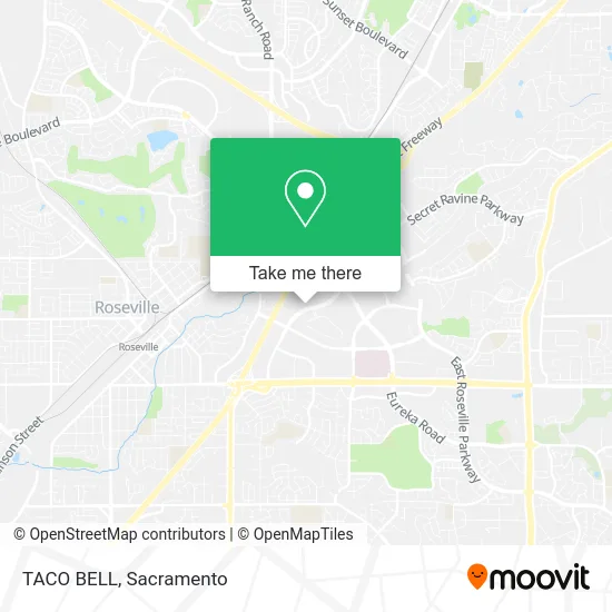 TACO BELL map
