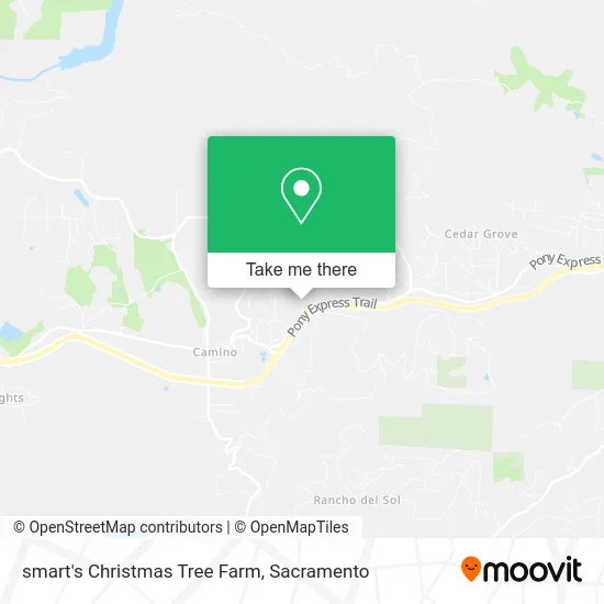 smart's Christmas Tree Farm map